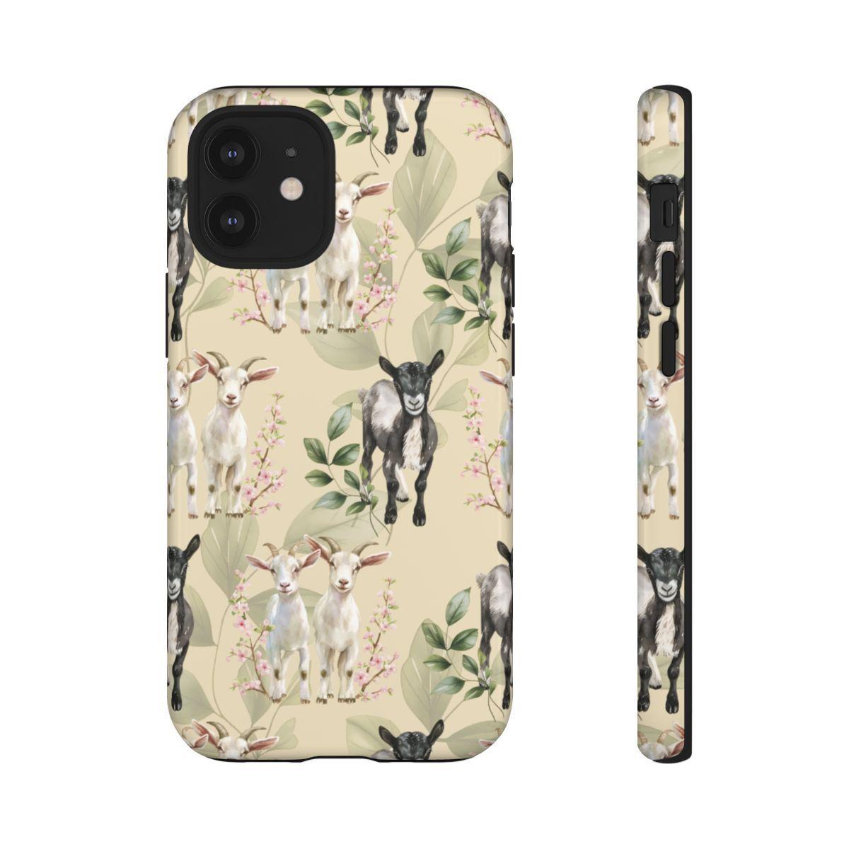 Floral Goats Tough Case