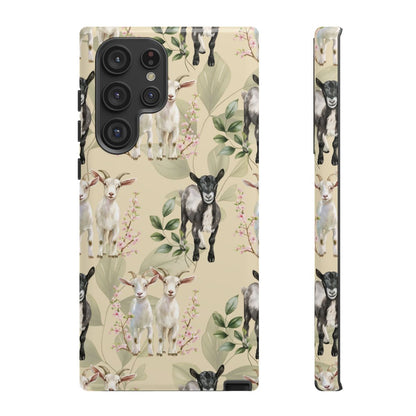 Floral Goats Tough Case