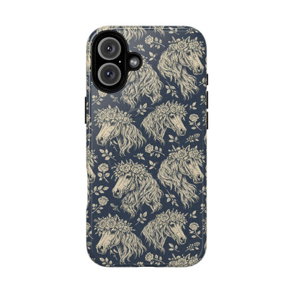 Floral Horses Magnetic Case