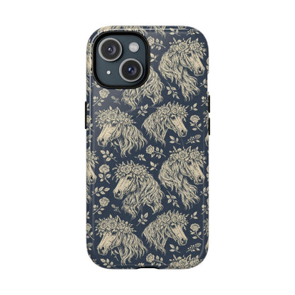 Floral Horses Magnetic Case