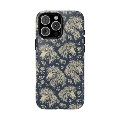 Floral Horses Magnetic Case