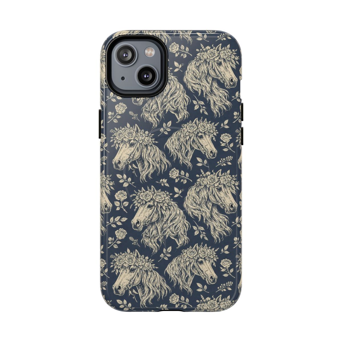 Floral Horses Magnetic Case