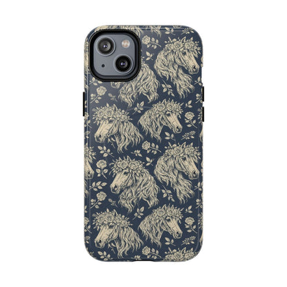 Floral Horses Magnetic Case