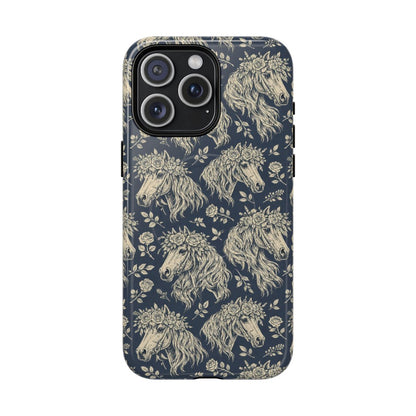Floral Horses Magnetic Case