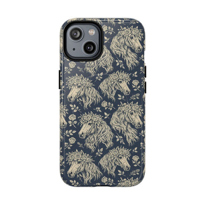 Floral Horses Magnetic Case