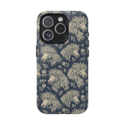 Floral Horses Magnetic Case