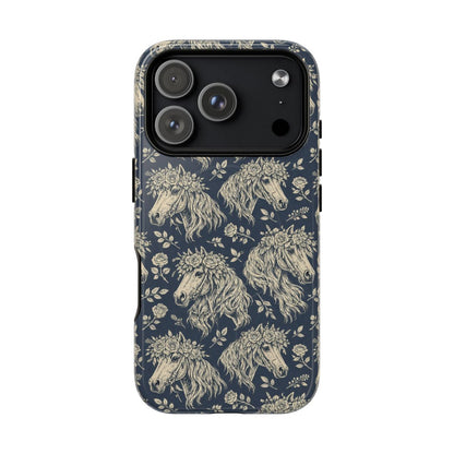 Floral Horses Magnetic Case