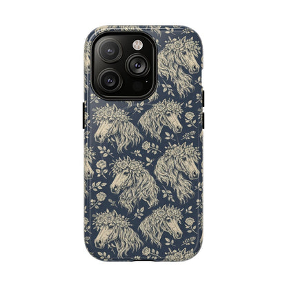Floral Horses Magnetic Case