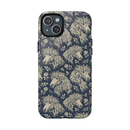 Floral Horses Magnetic Case