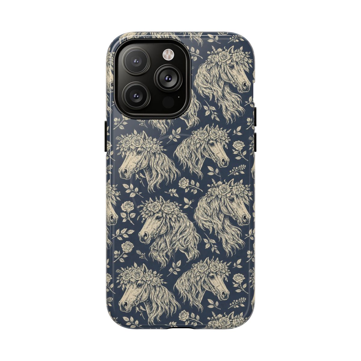 Floral Horses Magnetic Case