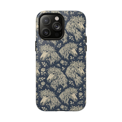 Floral Horses Magnetic Case