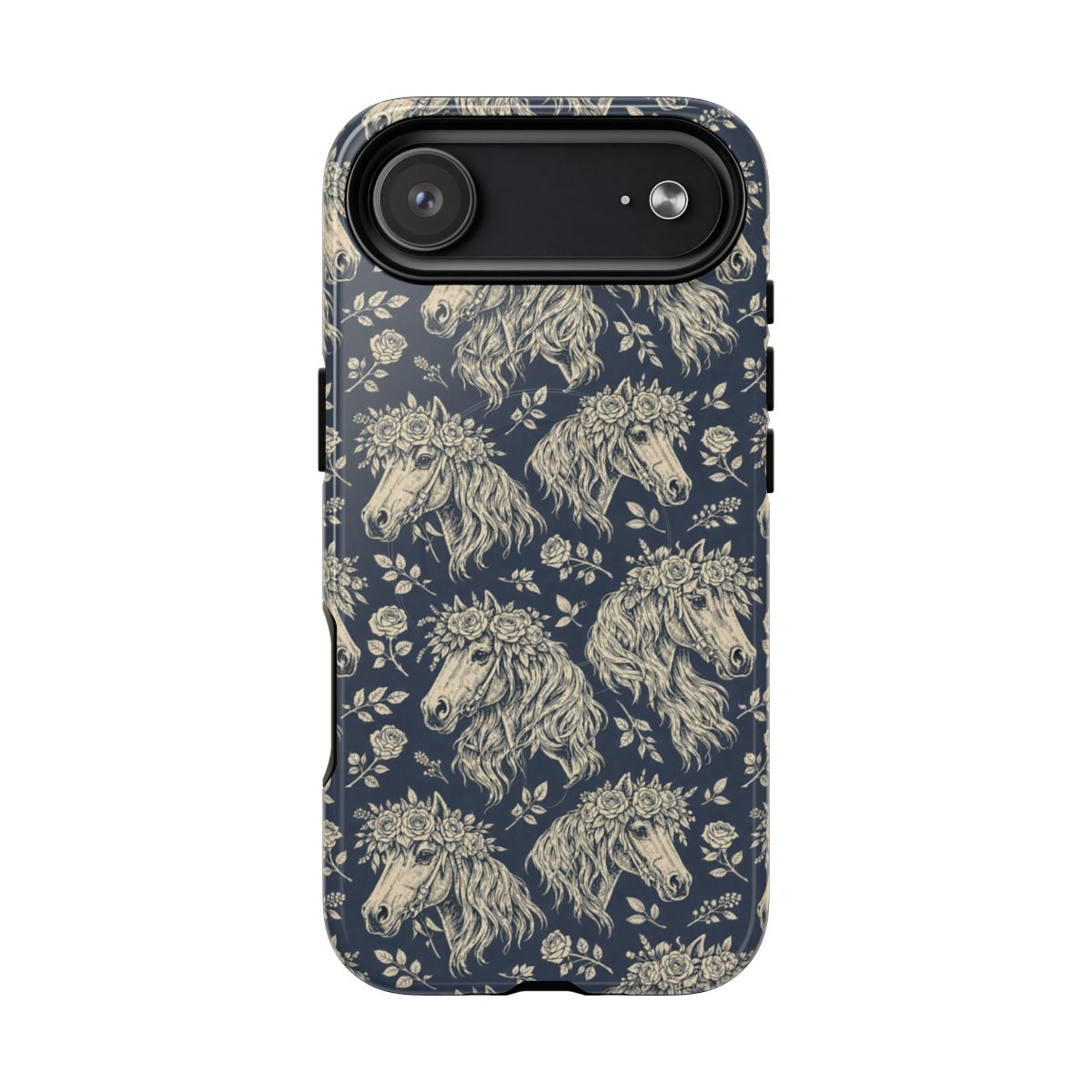 Floral Horses Magnetic Case