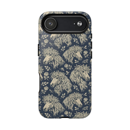 Floral Horses Magnetic Case