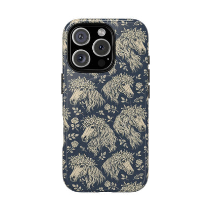 Floral Horses Magnetic Case
