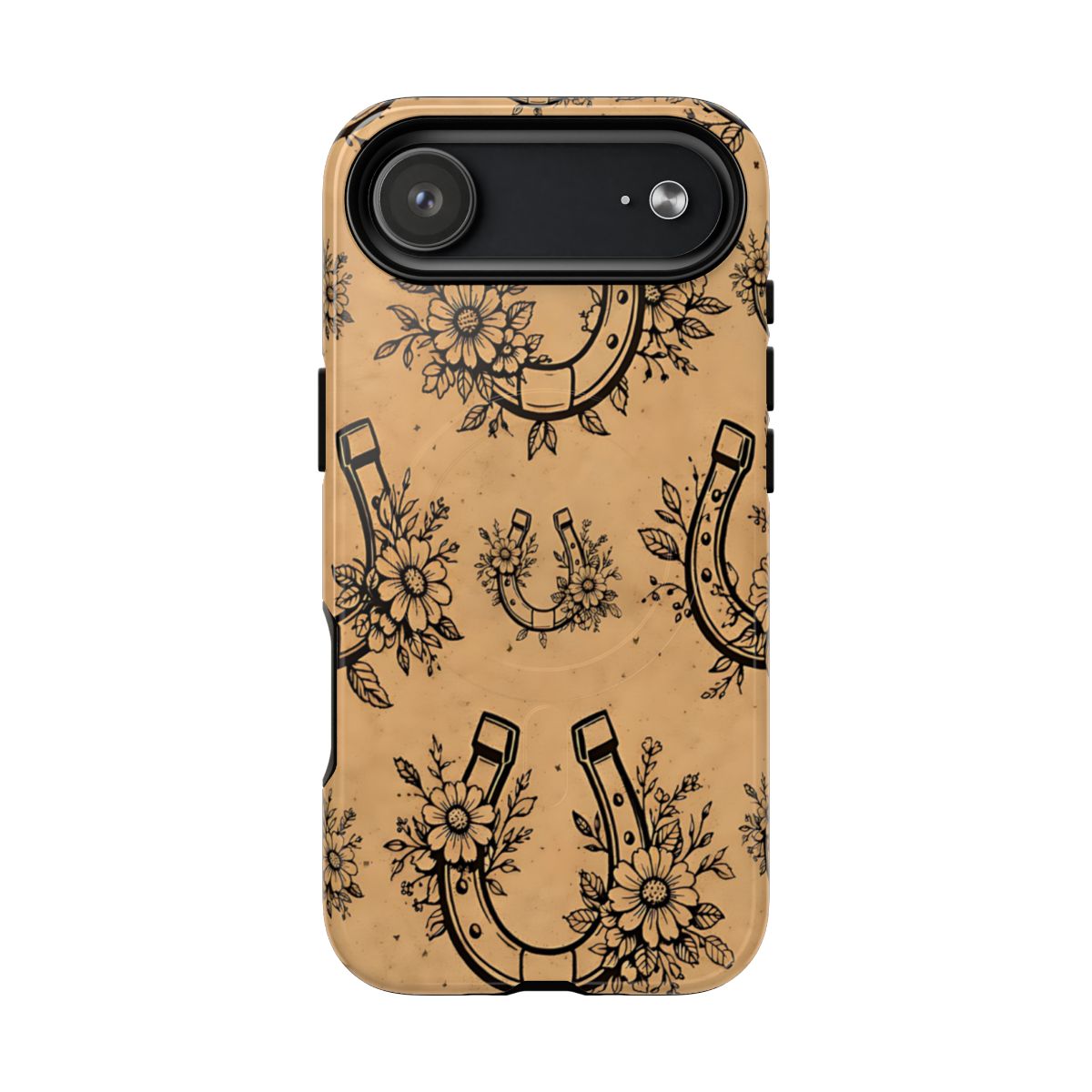 Floral Horseshoes Magnetic Case