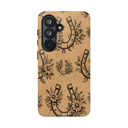Floral Horseshoes Tough Case