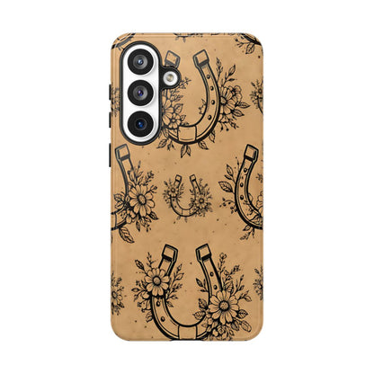 Floral Horseshoes Tough Case