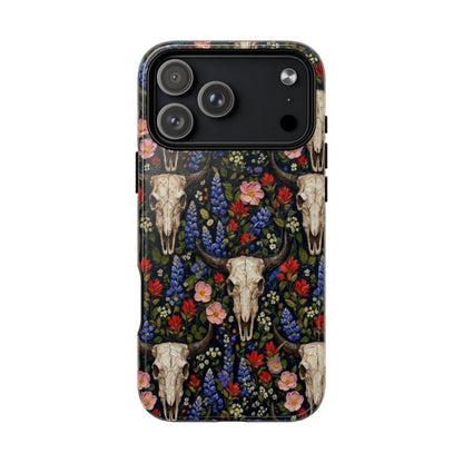 Floral Skull Magnetic Case