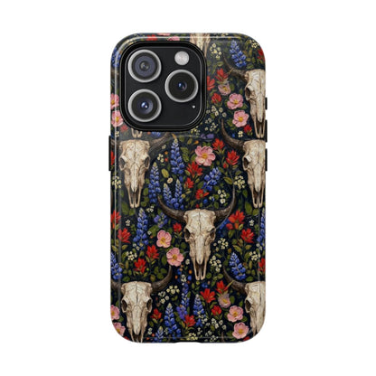 Floral Skull Magnetic Case