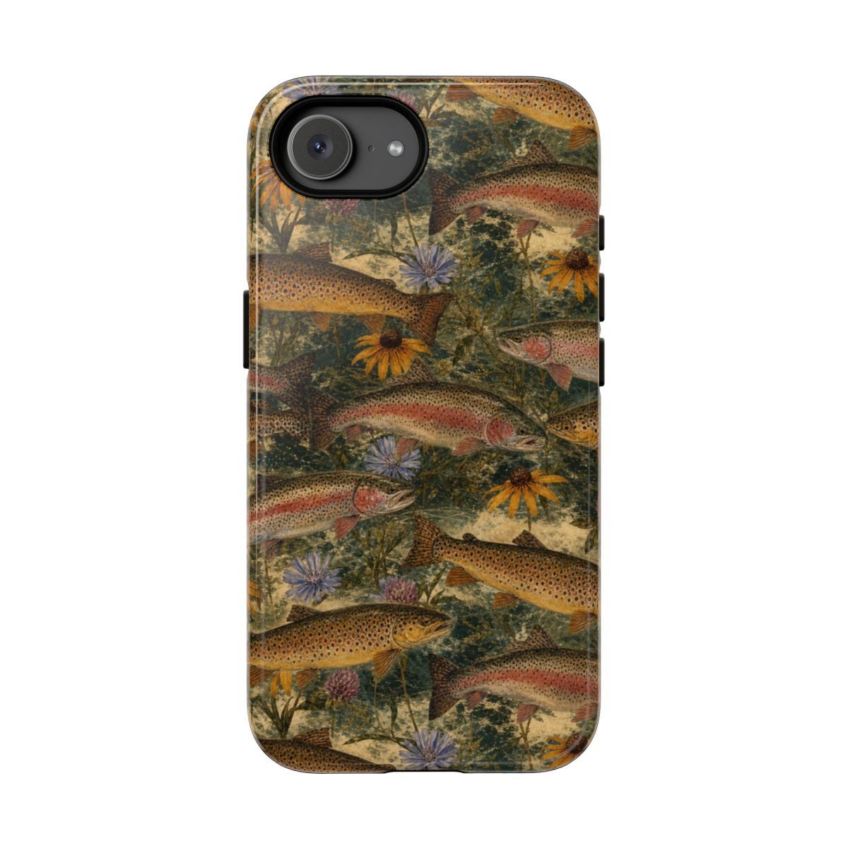 Floral Trout Tough Case - iPhone 16e