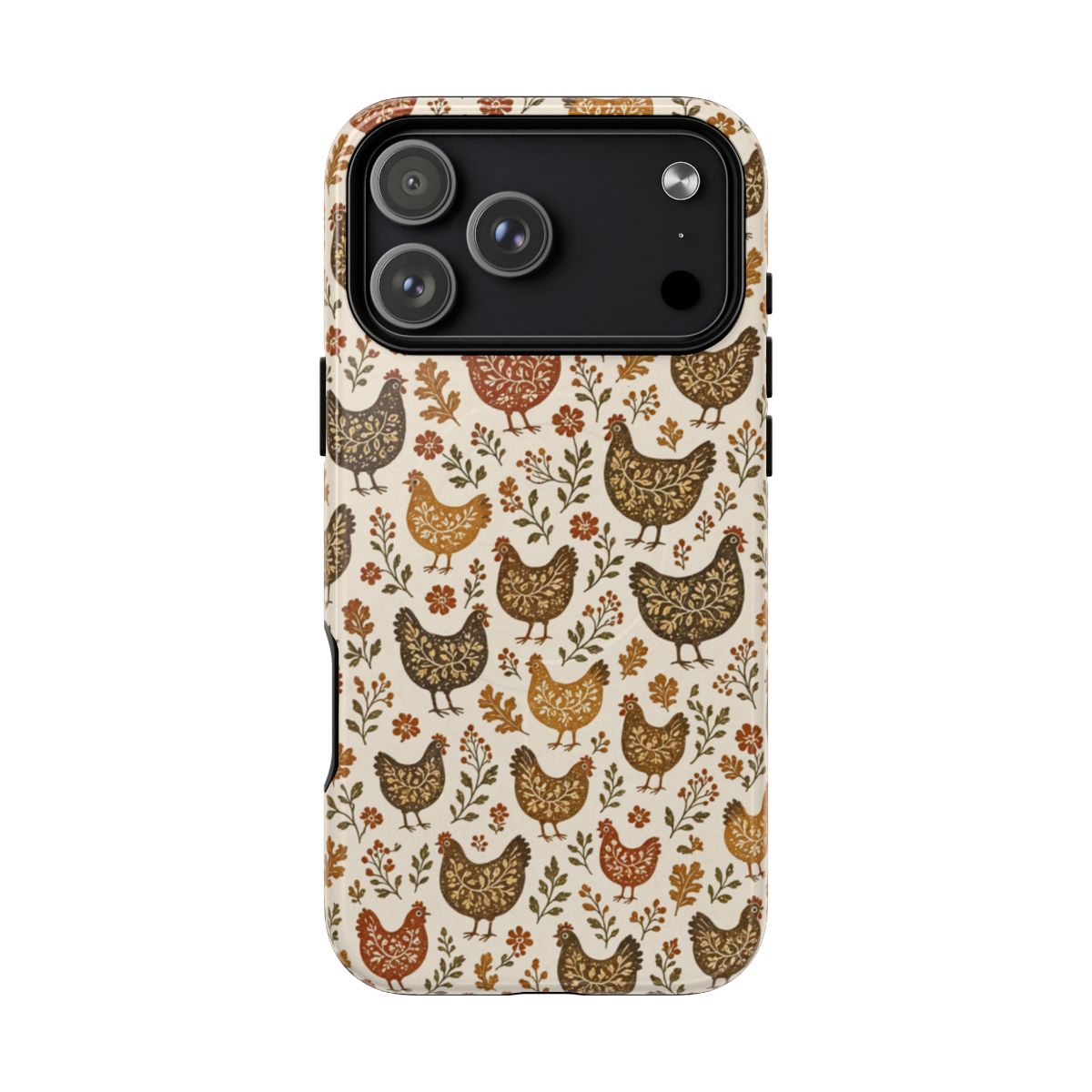 Folk Autumn Hens Magnetic Case - iPhone 18 Pro Max