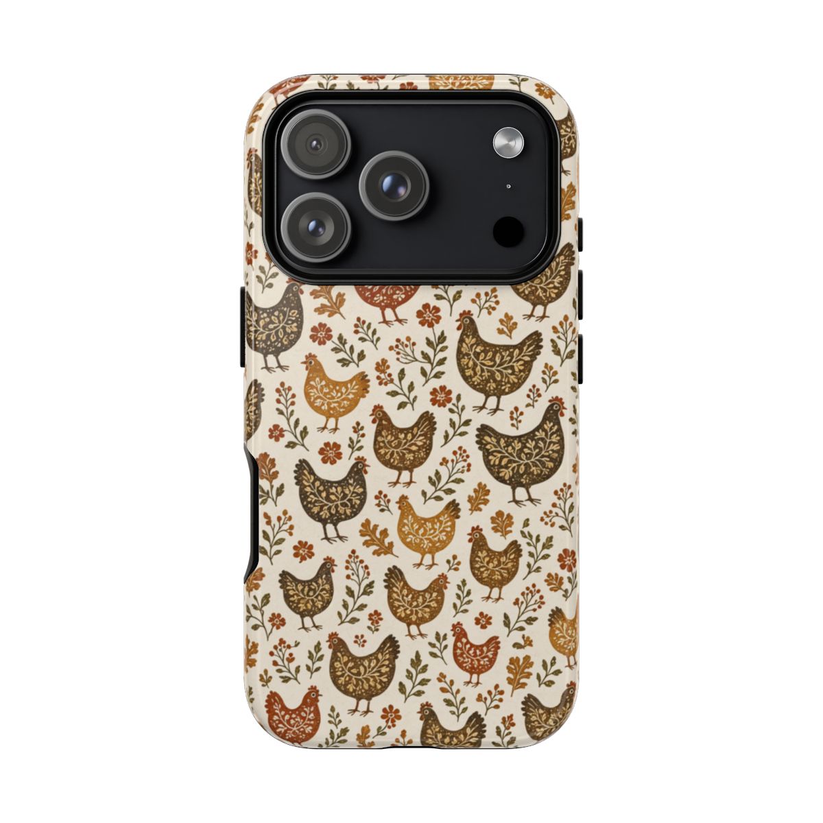 Folk Autumn Hens Tough Case - iPhone 18 Pro