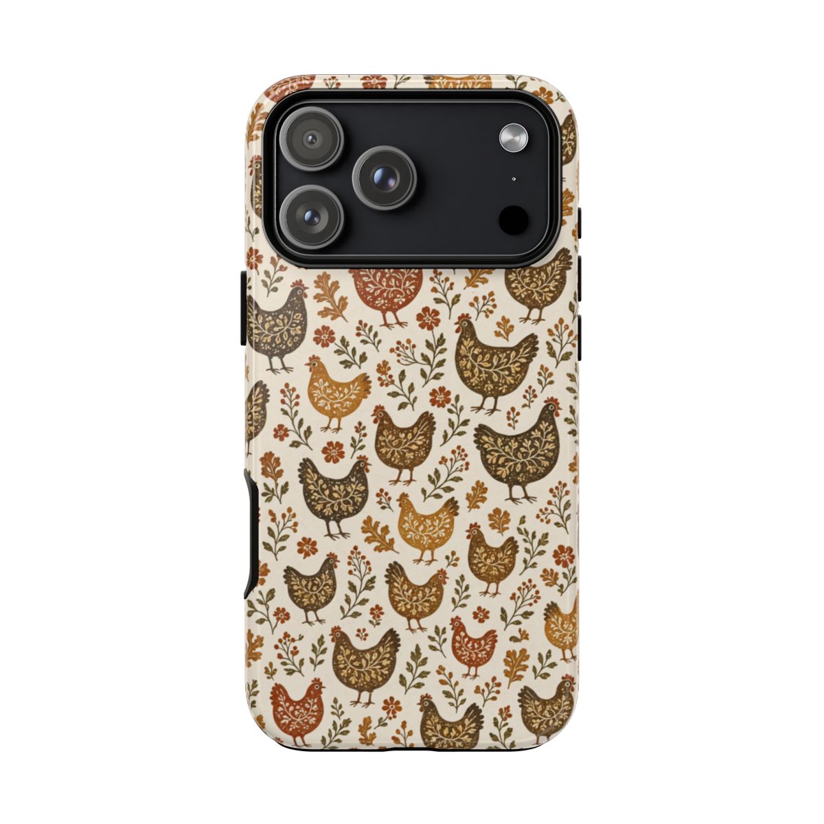 Folk Autumn Hens Tough Case - iPhone 18 Pro Max