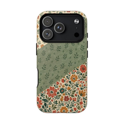 Folk Floral Swaths Magnetic Case - iPhone 18 Pro