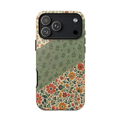 Folk Floral Swaths Tough Case - iPhone 18 Pro Max