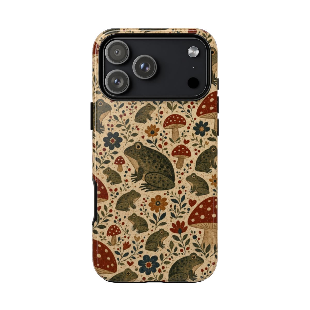 Folk Frog Toadstool Tough Case - iPhone 18 Pro Max