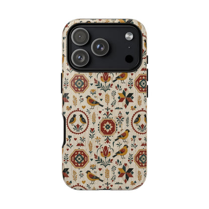 Folk Lovebirds Tough Case - iPhone 18 Pro