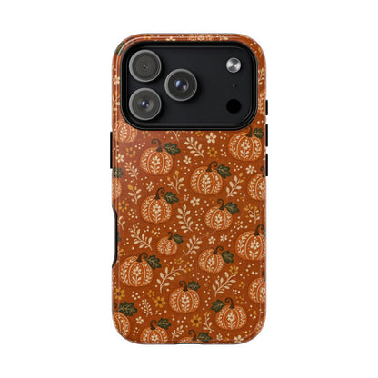 Folk Pumpkin Vine Magnetic Case - iPhone 18 Pro