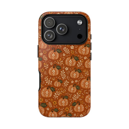Folk Pumpkin Vine Tough Case - iPhone 18 Pro