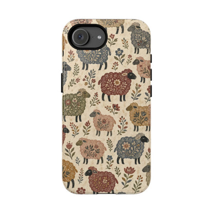Folk Sheep Tough Case - iPhone 17e