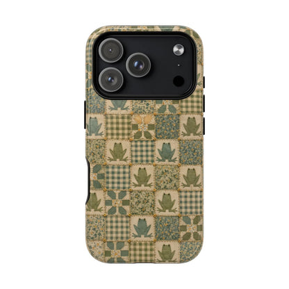 Frog Quilt Magnetic Case - iPhone 18 Pro