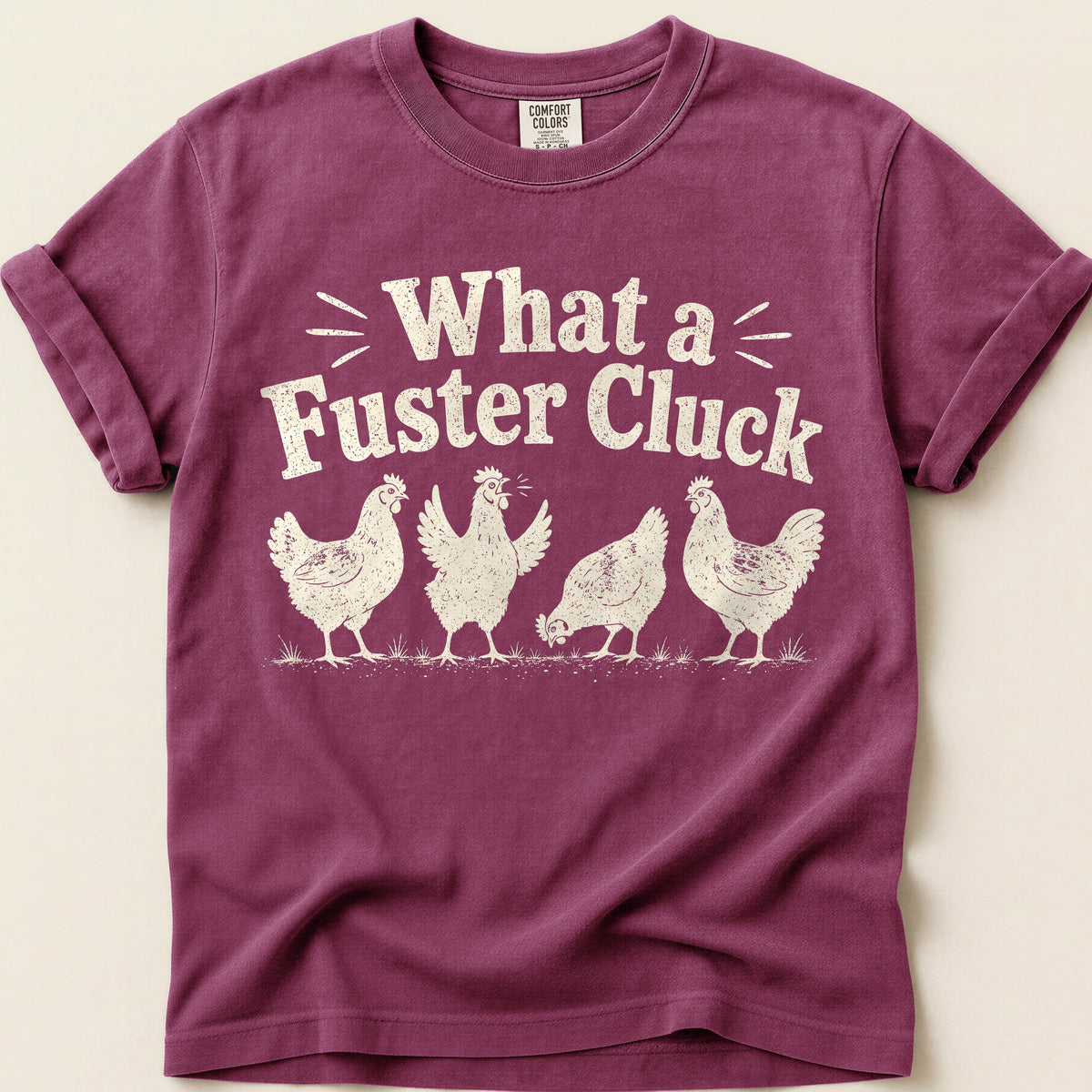 Fuster Cluck T-shirt on Berry