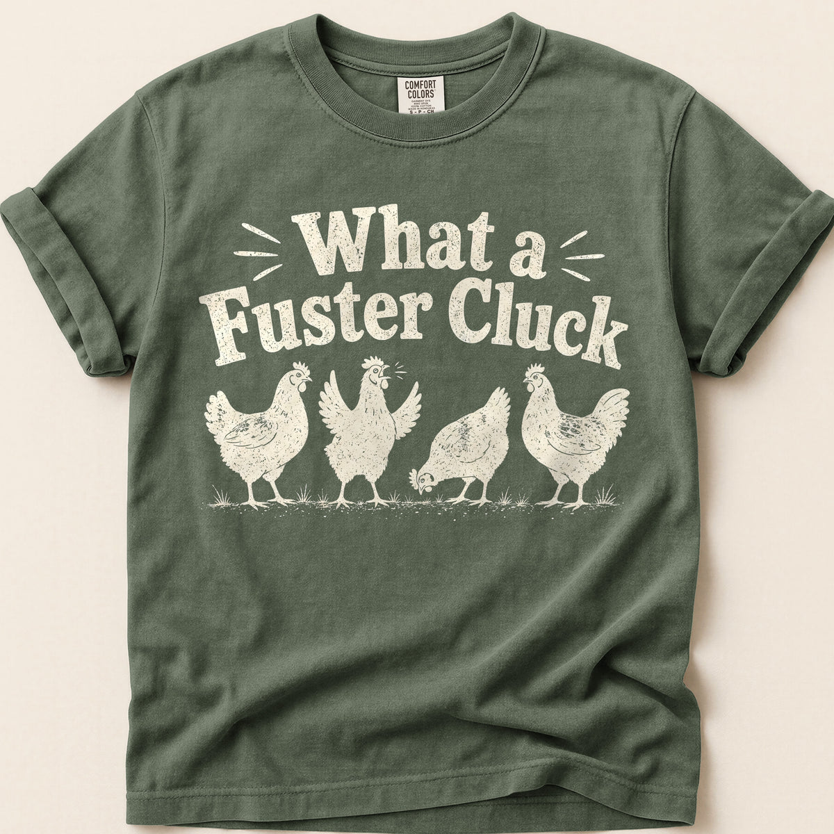 Fuster Cluck T-shirt on Moss