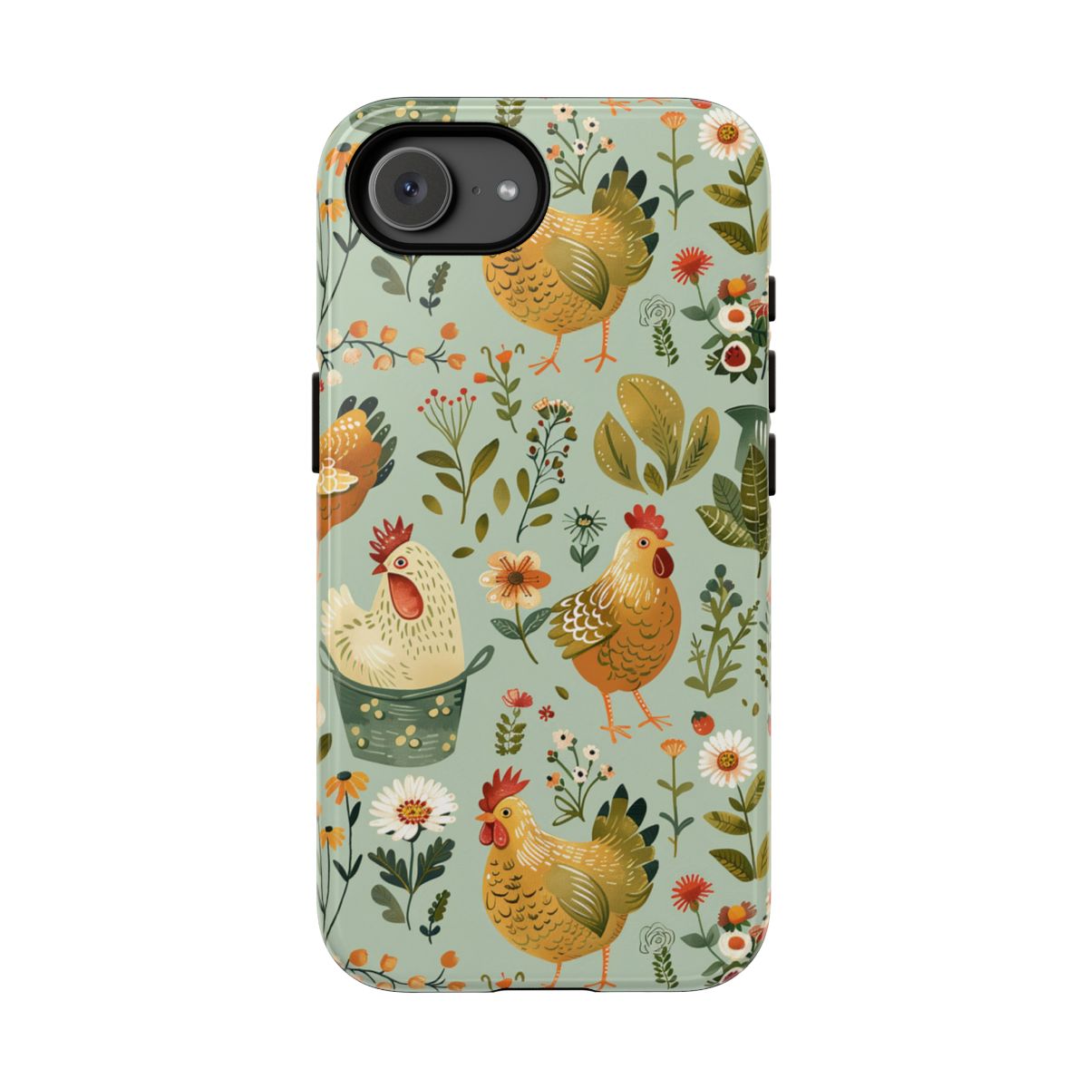 Garden Chickens Tough Case - iPhone 17e