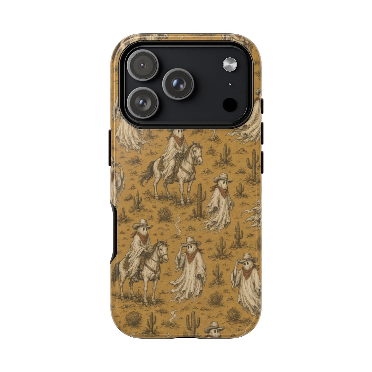 Ghost Cowboy Toile Tough Case - iPhone 18 Pro