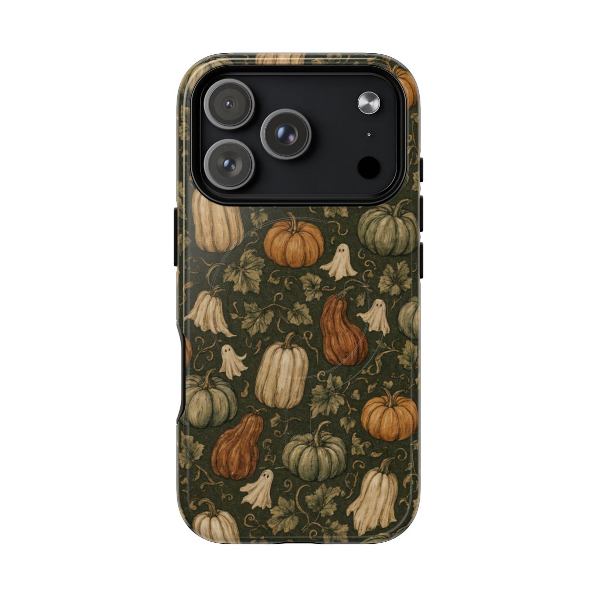 Ghost Pumpkin Patch Magnetic Case - iPhone 18 Pro