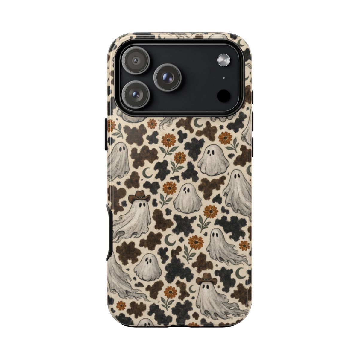 Ghostly Cowhide Tough Case - iPhone 18 Pro Max
