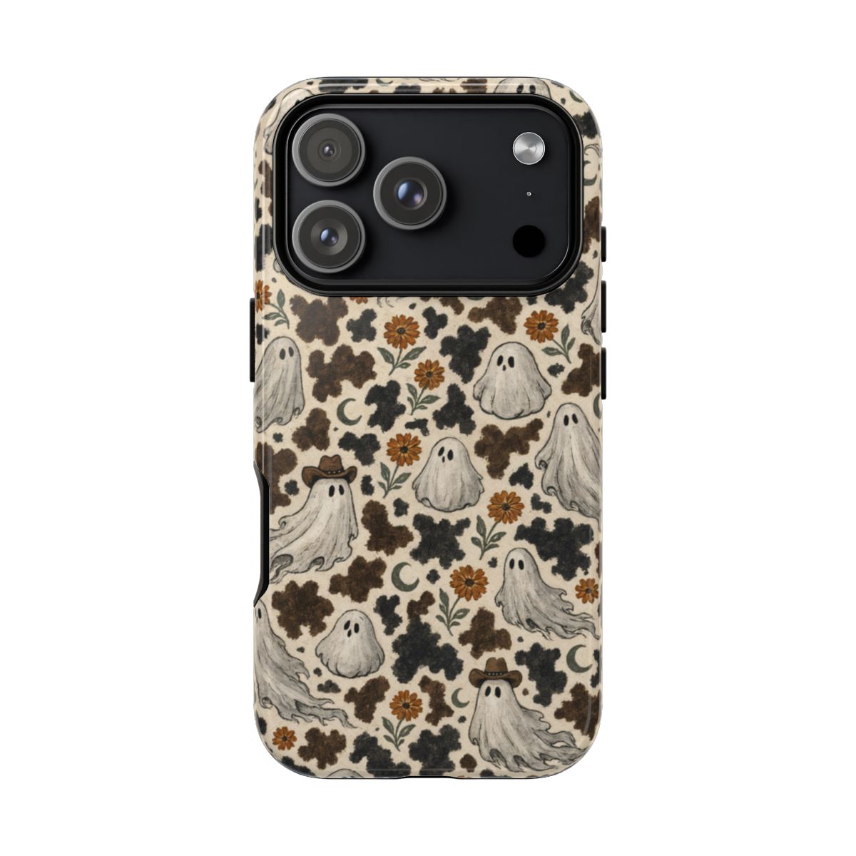 Ghostly Cowhide Tough Case - iPhone 18 Pro