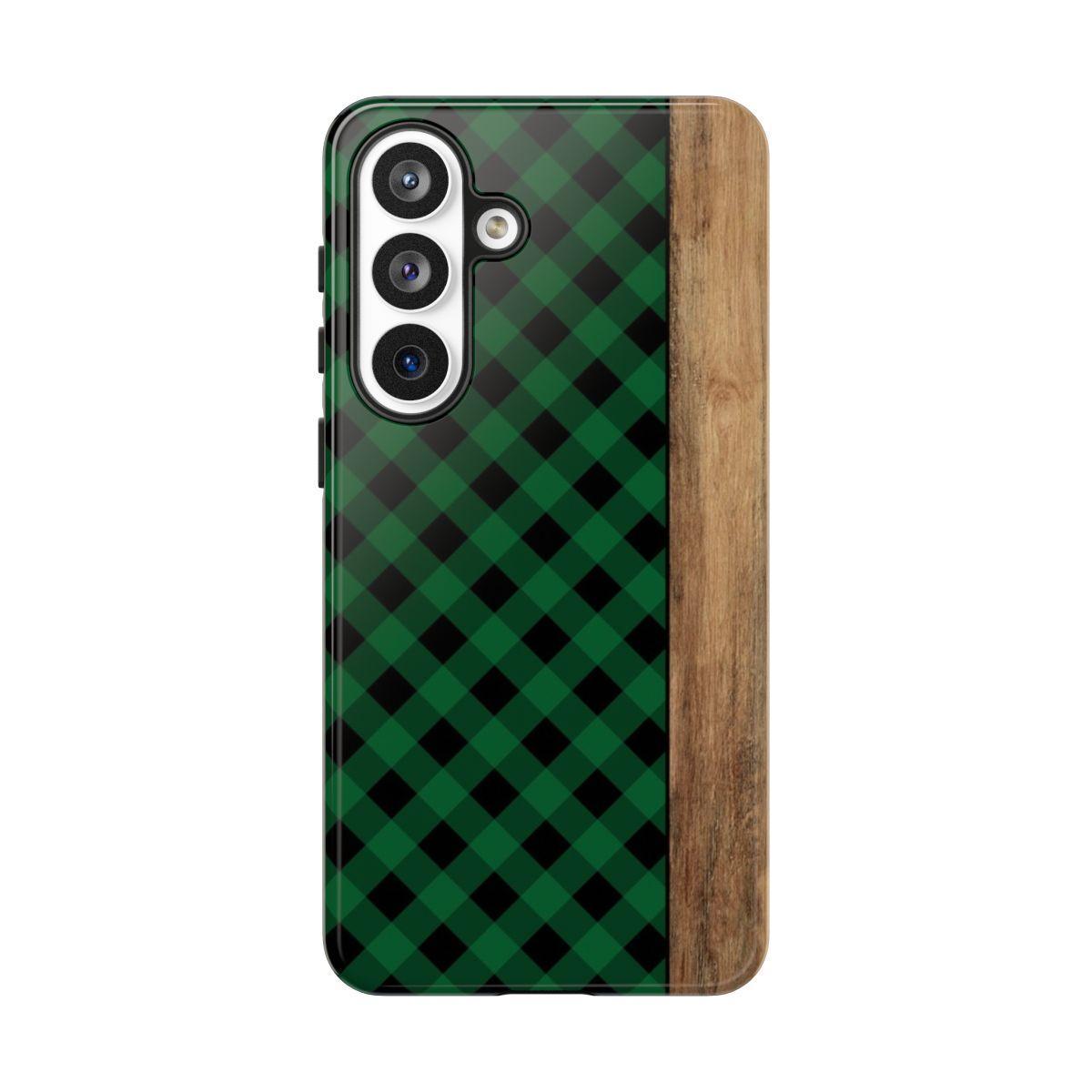 Green Plaid Tough Case