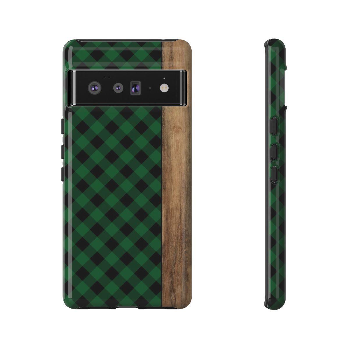 Green Plaid Tough Case