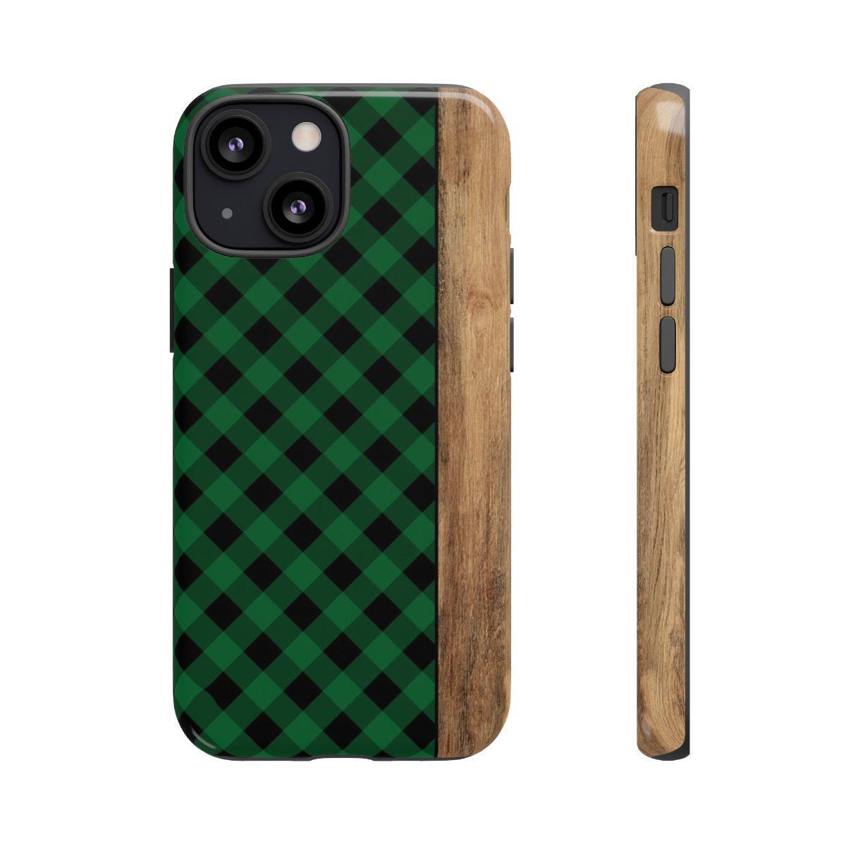Green Plaid Tough Case