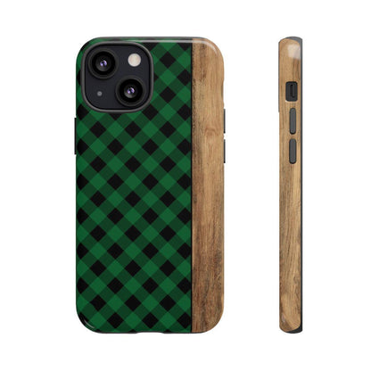 Green Plaid Tough Case