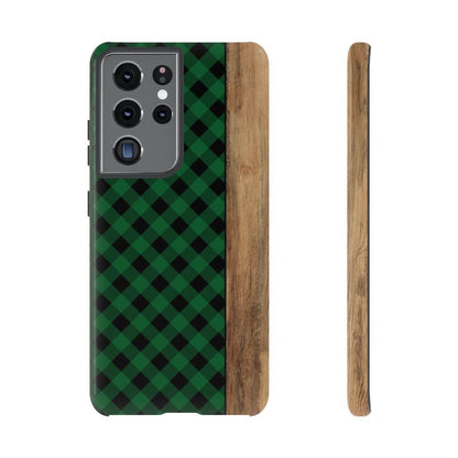 Green Plaid Tough Case
