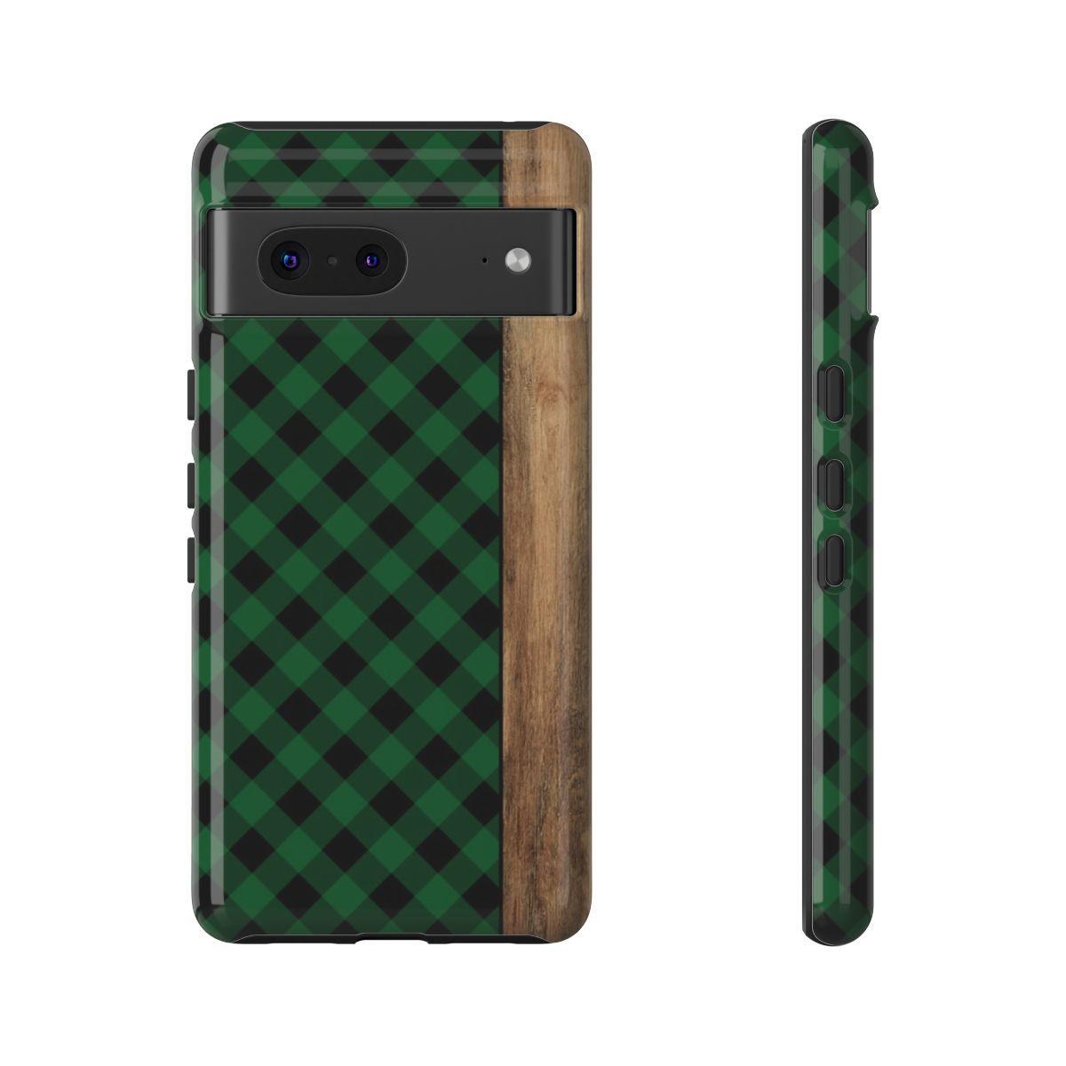 Green Plaid Tough Case