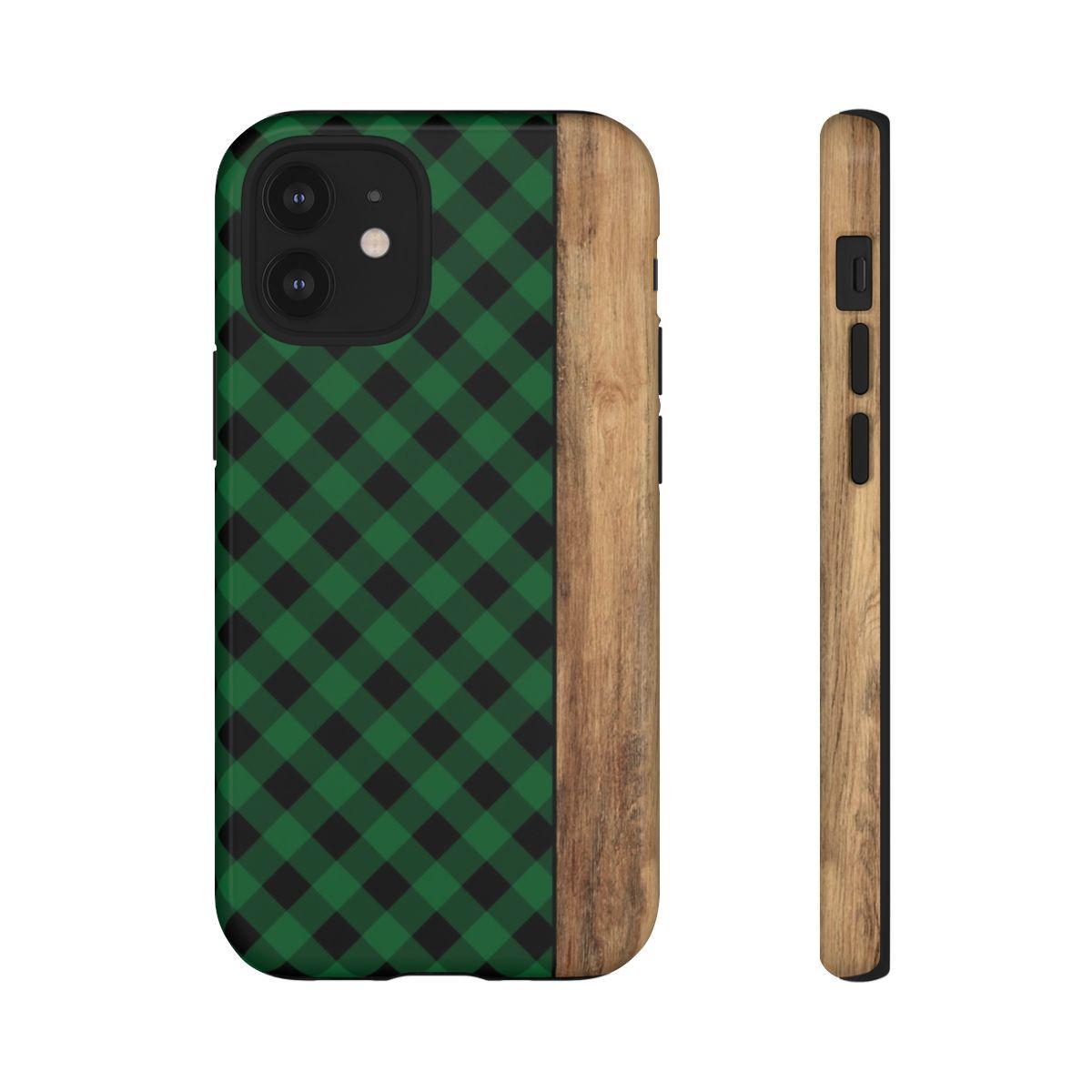 Green Plaid Tough Case