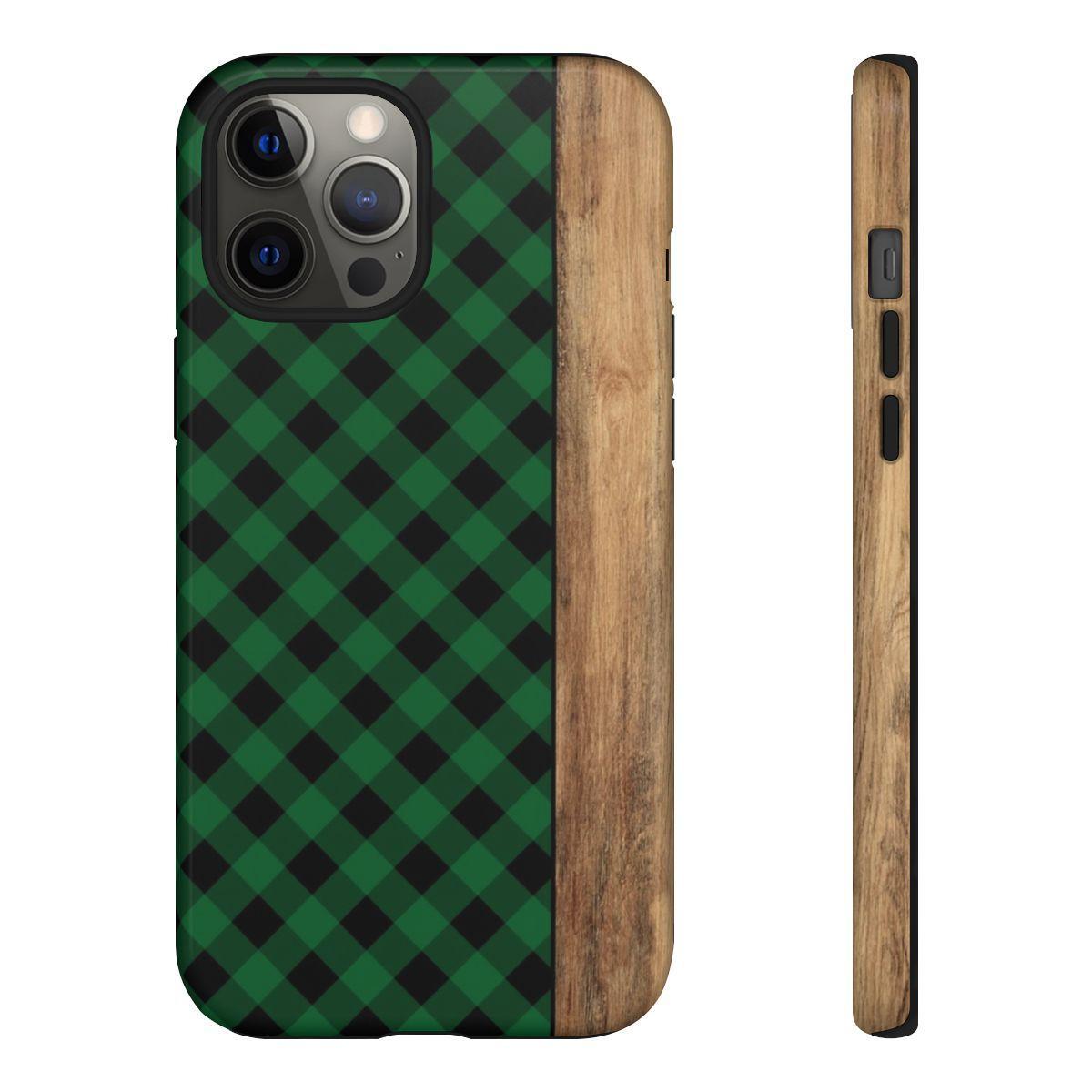 Green Plaid Tough Case